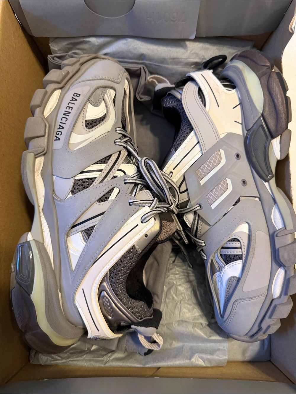 Balenciaga Multi-Grey Track Runner Sneakers size 39